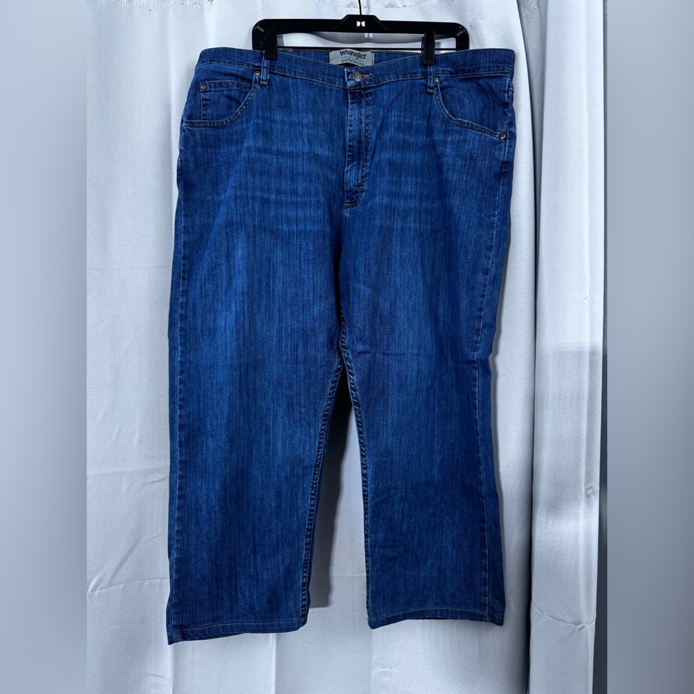 Wrangler Men's Dark Blue Relaxed Jeans
